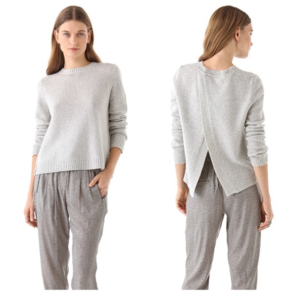 Super cute ALC sweater with open back knit wool - Picture 2 of 8